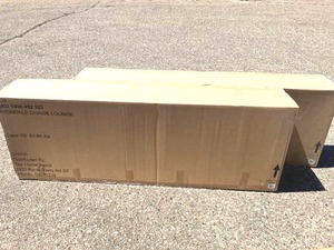lot 17 image: Home Decorators Collection Set of Two Avondale Wicker Outdoor Chaise Lounge