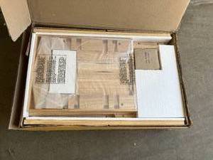 lot 36 image: Winsome Wood Isabelle 19.69 in. Serving Tray Oversize Natural 6-Piece Snack Table