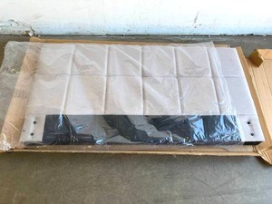 lot 67 image: ZINUS Lottie Beige Upholstered Platform Full Size Bed Frame with Short Headboard