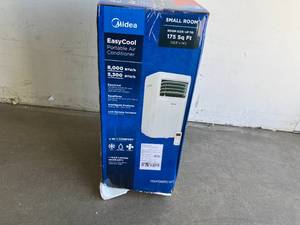 lot 77 image: Midea 8,000 BTU ASHRAE Portable Air Conditioner, Dehumidifier & Fan with Remote