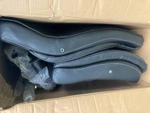 lot 103 image: Best Office Big & Tall Ergonomic Black PU Leather Wide Seat Office Chair