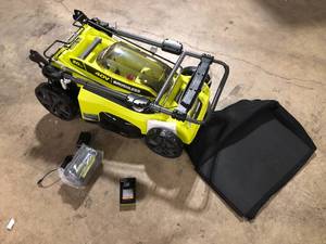 40V Brushless 20 in. Cordless Battery Walk Behind Push Lawn Mower with 6.0 Ah Battery and Charger by RYOBI Customer Returns See Pictures