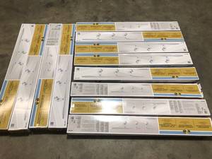 Lot of 3-Light White Pinhole Cylinder Linear Track Lighting Kit by Hampton Bay Customer Returns See Pictures