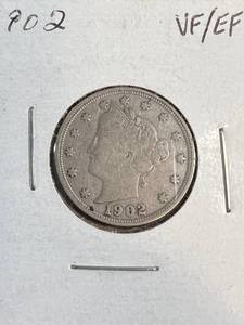 4 US LIBERTY NICKELS 1902 1903 1910 1911