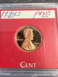 1994-S 4 COIN US PROOF COINS 25C 10C 5C 1C