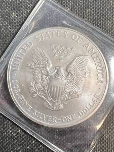 2003 AMERICAN SILVER EAGLE 1 TROY OZ .999 FINE SILVER IN AIRTITE