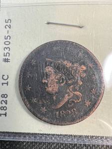 1828 US MATRON HEAD LARGE CENT