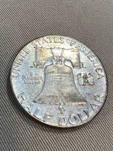 1962 US FRANKLIN HALF DOLLAR