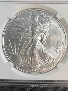 2014 AMERICAN SILVER EAGLE MS70 NGC