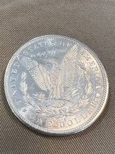 1880-S US MORGAN SILVER DOLLAR BU DMPL