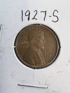GROUP OF 4 WHEAT CENTS 1927-S 1928-D 1931-D 1933-D