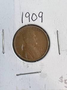 2 US WHEAT CENTS 1909 1910