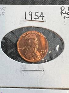 GROUP OF 6 WHEAT CENTS 1954 1954-D 1954-S 1955 1955-D 1955-S