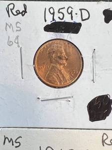 GROUP OF 10 WHEAT CENTS 1959D-1963D
