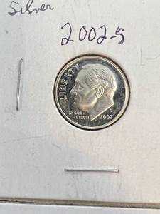 4 SILVER US DIMES 2002-S 2003-S 2005-S 2007-S