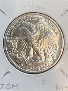1942 WALKING LIBERTY HALF DOLLAR