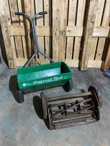 lot 37 image: Vintage Imperial Mark Seed Spreader and More