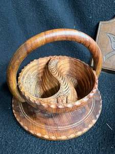 lot 61 image: Carved Wood Pieces