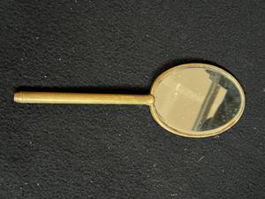 lot 85 image: Vintage Bronze Dish, Mirror and Letter Opener