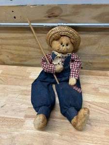 lot 122 image: Animal with Fishing Pole Decoration
