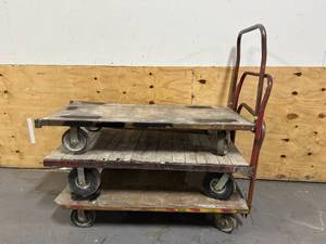 lot 39 image: Lot of 3 Warehouse Carts