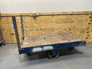 lot 87 image: Heavy Duty Cart with Steel Wheels