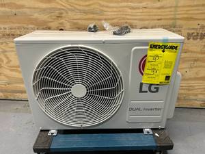 lot 62 image: LG 12,000 BTU Ductless Single Zone Air ConditionerInverter Heat Pump (Outdoor Unit)