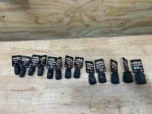 lot 54 image: 12 Drive Shallow Impact Pro Socket Set (missing 15mm)