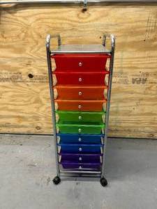 lot 117 image: 10 Drawer Cart