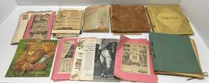 lot 23 image: Large Group Of Vintage Scrapbooks And More