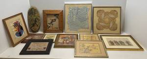 lot 41 image: Group Of Misc. Vintage Framed Prints
