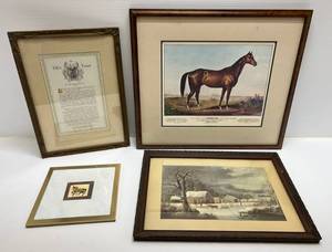 lot 47 image: Misc. Framed Prints And More