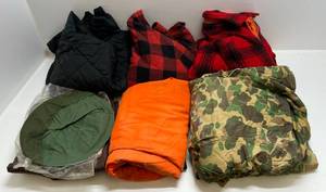 lot 58 image: Group Of Misc. Vintage Hunting Clothes Including Some With Tags