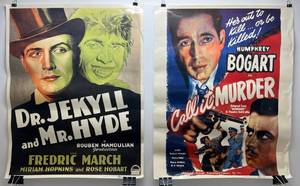 lot 129 image: Two Movie Posters Dr. Jekyll And Mr. Hyde & Call It Murder
