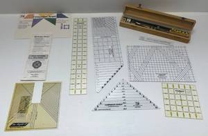 lot 143 image: Group Of Vintage Drafting Tools And More