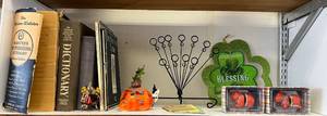 lot 158 image: Shelf Full Of Misc. Vintage Items And More