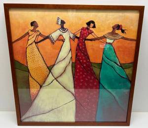 lot 169 image: Colorful Framed Print 25 x 25