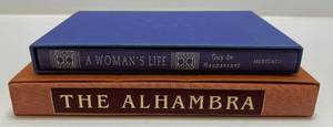 lot 171 image: Two Heritage Press Books With Hard Sleeves 1 The Alhambra 1 A Womans Life