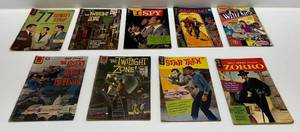 lot 175 image: Vintage Comics Including  Dell, King, Gold Key, Radio Shack Titles lInclude Star Trek, Zoro And More