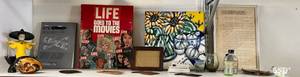 lot 205 image: Shelf Full Of Misc. Vintage Items