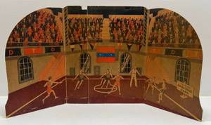 lot 216 image: Vintage 1960s Wolverine Toys  Basketball Game Background