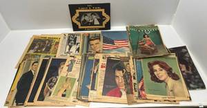 lot 217 image: Group Of Vintage 1950s - 1960s Cover Clippings, 1978 Laural & Hardy Calendar And More