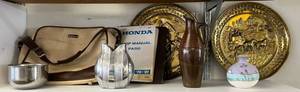 lot 237 image: Shelf Full Of Misc. Vintage Items