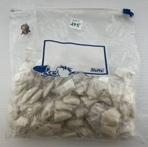 lot 245 image: Bag Full Of Vintage Clay Figures (Mouse With Cheese) Great For Fairy Gardens
