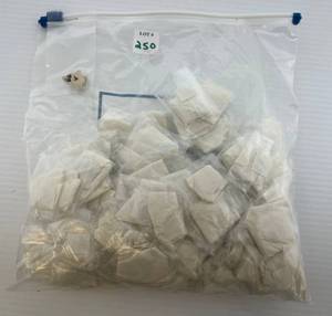 lot 250 image: Bag Full Of Vintage Clay Figures (Ghost) Great For Fairy Gardens