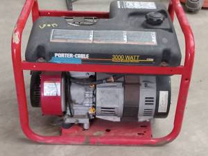 lot 13 image: Porter Cable Gas-Powered Generator