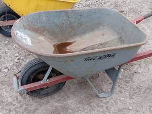 lot 27 image: (2) Steel Wheelbarrows