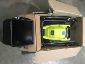 20 inch Electric Lawn Mower  13 Amp Customer Returns See Pictures