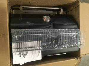 Cart-Style Charcoal Grill in Black with Foldable Side Shelves by KitchenAid   Customer Returns See Pictures