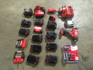 Lot of Power Tool, Batteries, and Chargers Customer Returns See Pictures